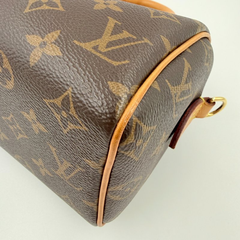 Louis Vuitton -原花Speedy Bandoulière 手提肩側背包 ╻20cm-9