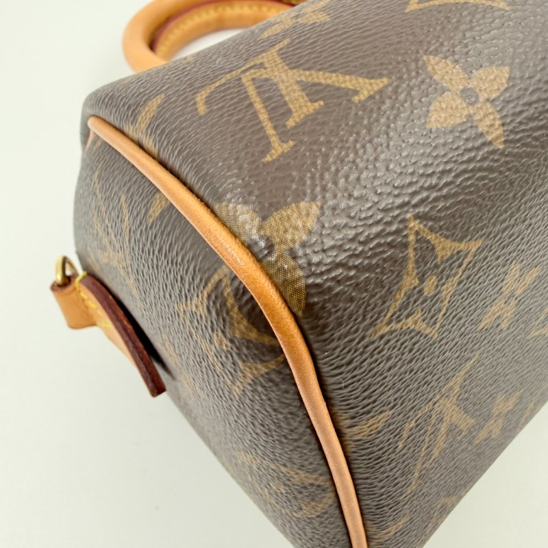 Louis Vuitton -原花Speedy Bandoulière 手提肩側背包 ╻20cm-10