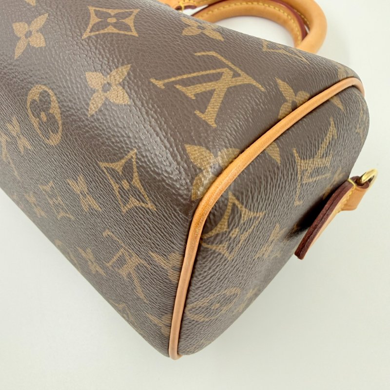 Louis Vuitton -原花Speedy Bandoulière 手提肩側背包 ╻20cm-11