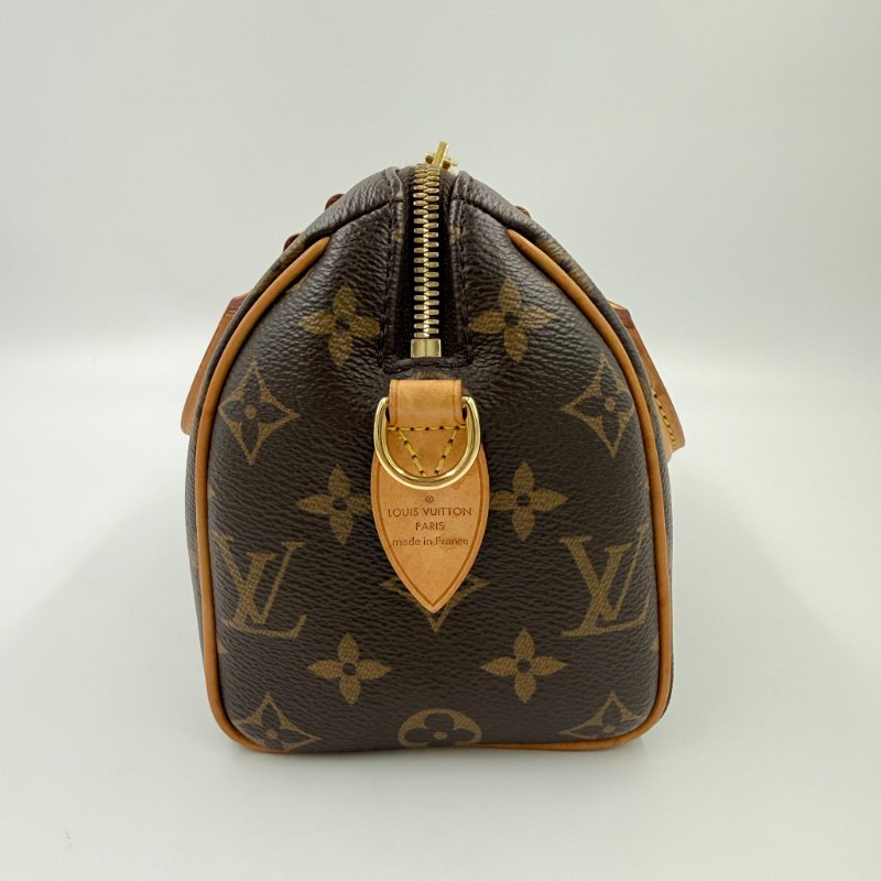 Louis Vuitton -原花Speedy Bandoulière 手提肩側背包 ╻20cm-12