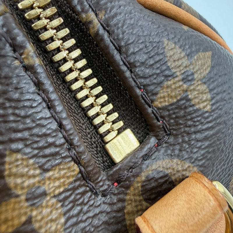 Louis Vuitton -原花Speedy Bandoulière 手提肩側背包 ╻20cm-15