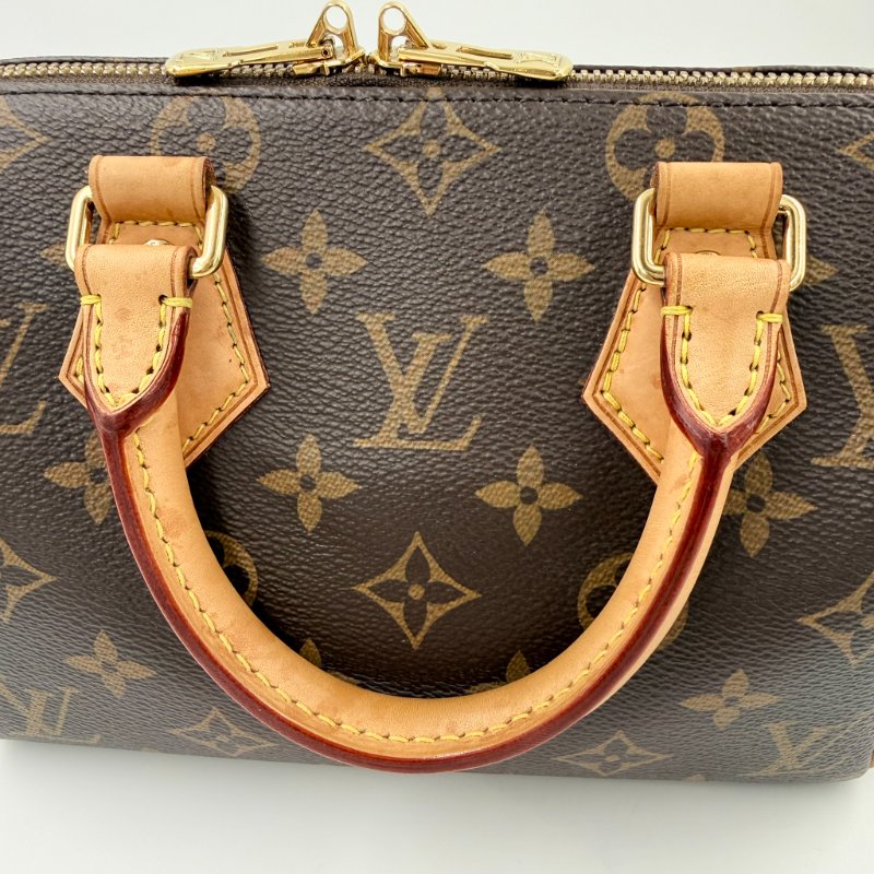 Louis Vuitton -原花Speedy Bandoulière 手提肩側背包 ╻20cm-40
