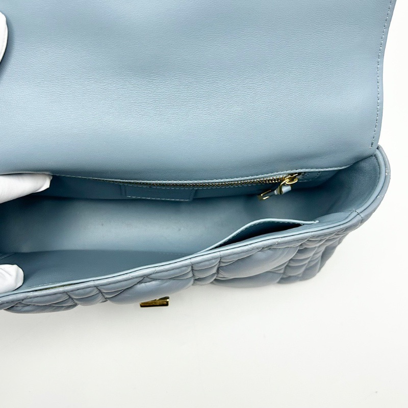 DIOR 藍金Caro中號肩背斜背包25*15*8.5 98新配件塵袋-2