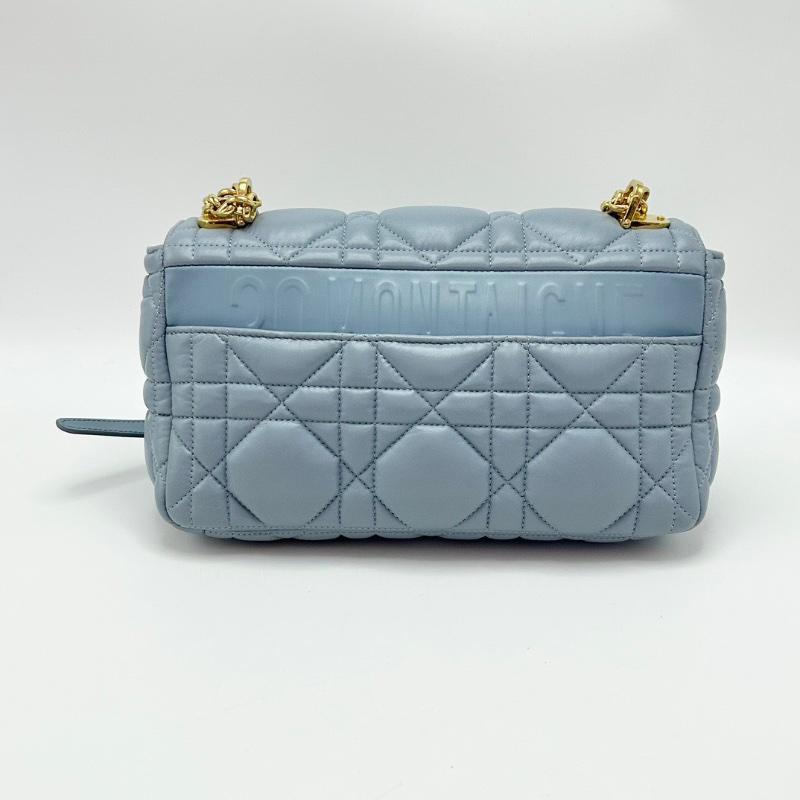 DIOR 藍金Caro中號肩背斜背包25*15*8.5 98新配件塵袋-6