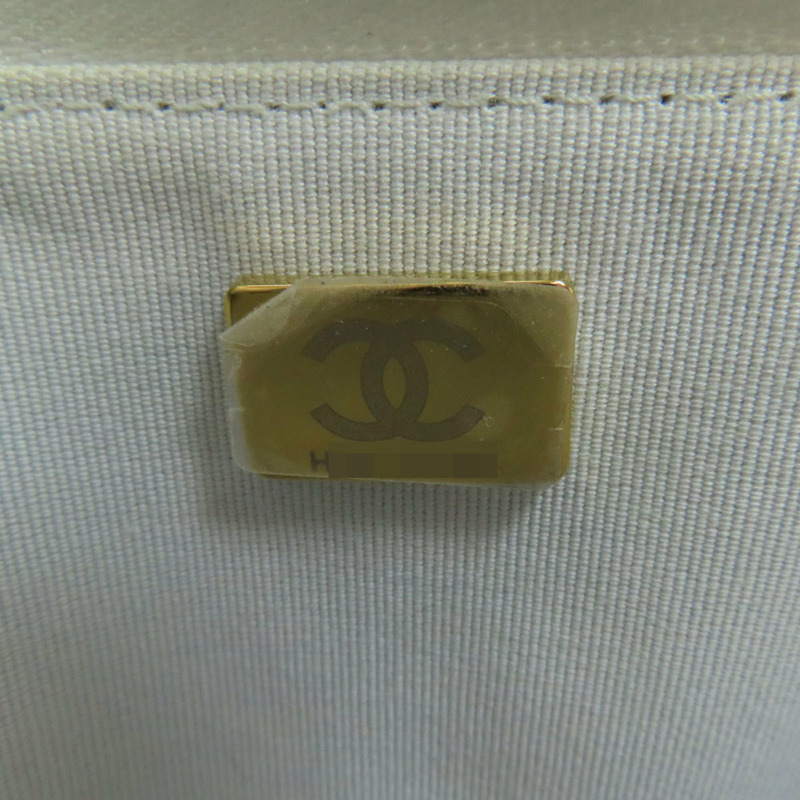 香奈兒鏈條肩背包，絎縫，金色五金，羊皮，女士-7