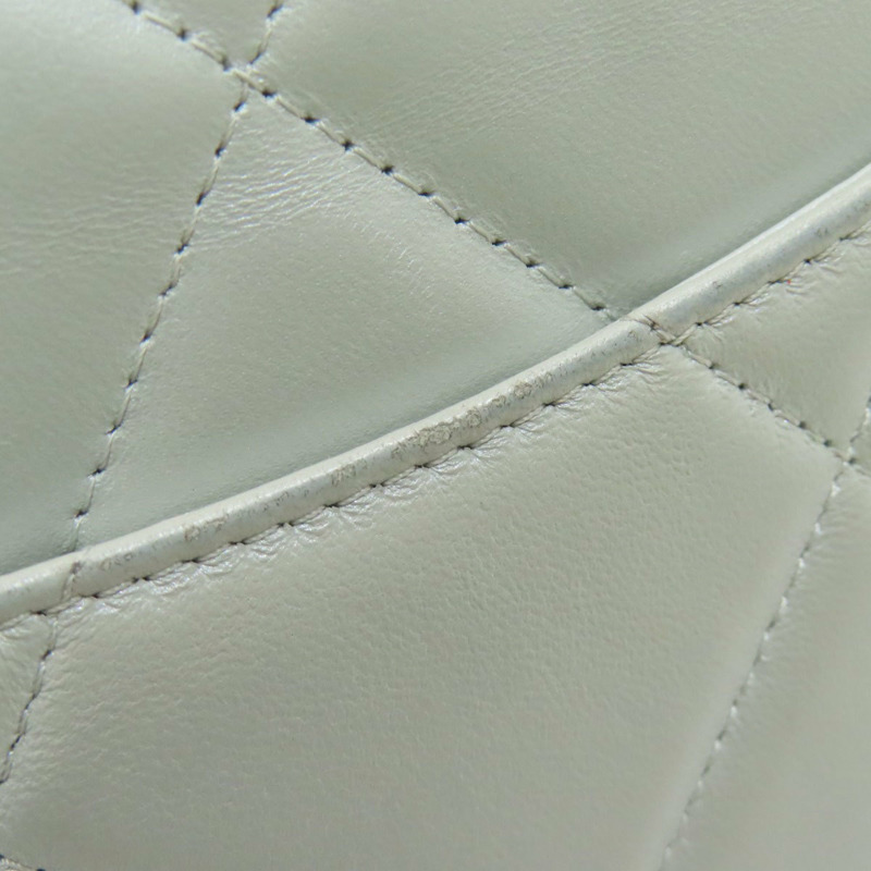 香奈兒鏈條肩背包，絎縫，金色五金，羊皮，女士-11