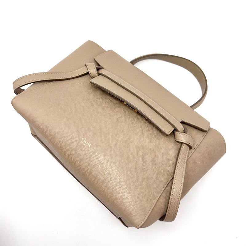 CELINE灰金中號斜背手提包24*20*13 98新配件塵袋-3