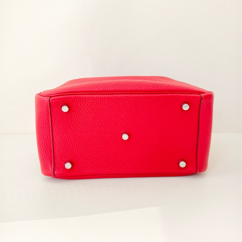 Hermes 愛馬仕 lindy 26 紅色 C刻-5