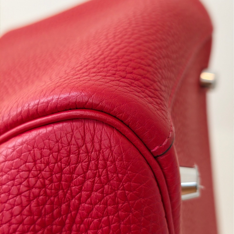 Hermes 愛馬仕 lindy 26 紅色 C刻-19