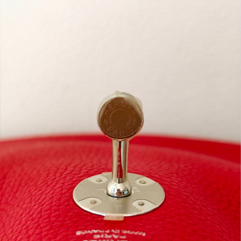 Hermes 愛馬仕 lindy 26 紅色 C刻-28