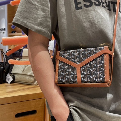 Goyard Minaudiere trunk 硬盒子包 17 x 11   98新配件塵袋