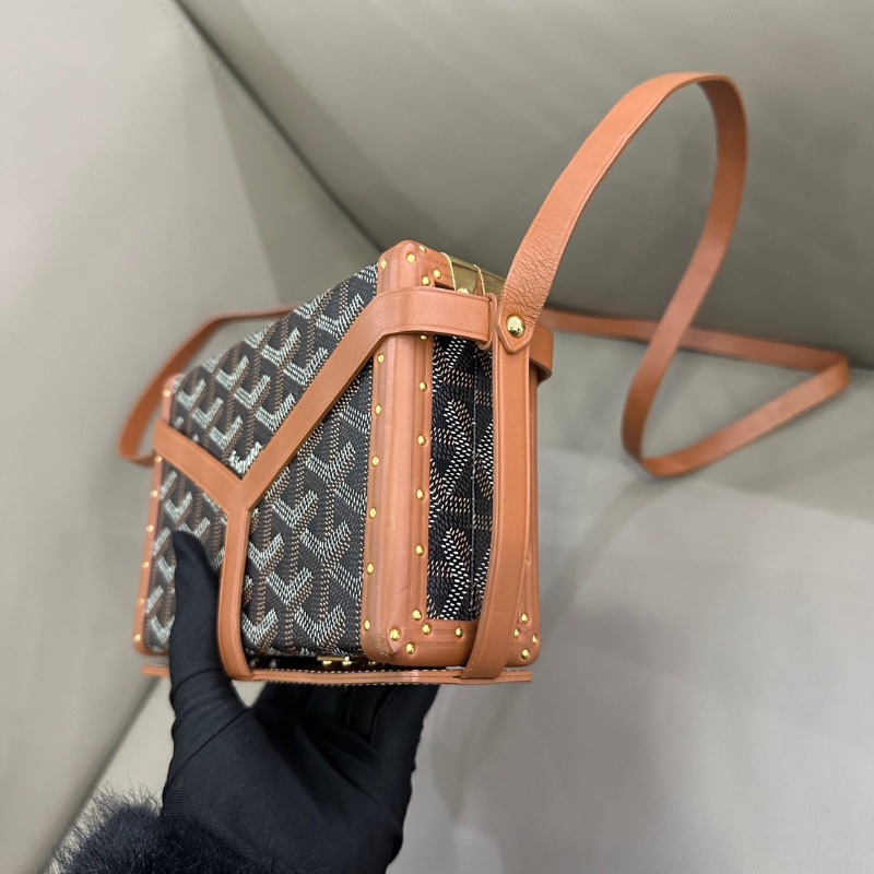 Goyard Minaudiere trunk 硬盒子包 17 x 11   98新配件塵袋-4
