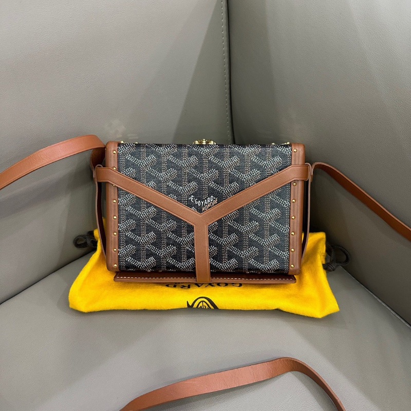 Goyard Minaudiere trunk 硬盒子包 17 x 11   98新配件塵袋-5