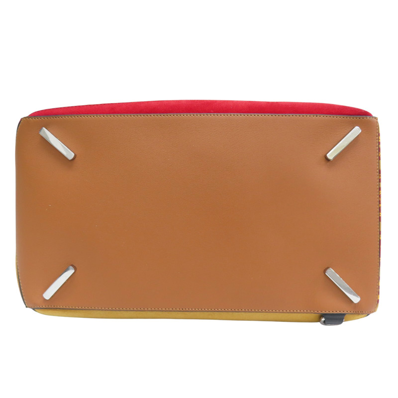 卡其色 帆布 Puzzle XL 肩背包【LOEWE 羅威】-3