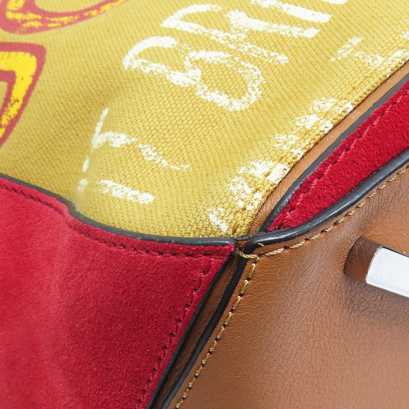 卡其色 帆布 Puzzle XL 肩背包【LOEWE 羅威】-9