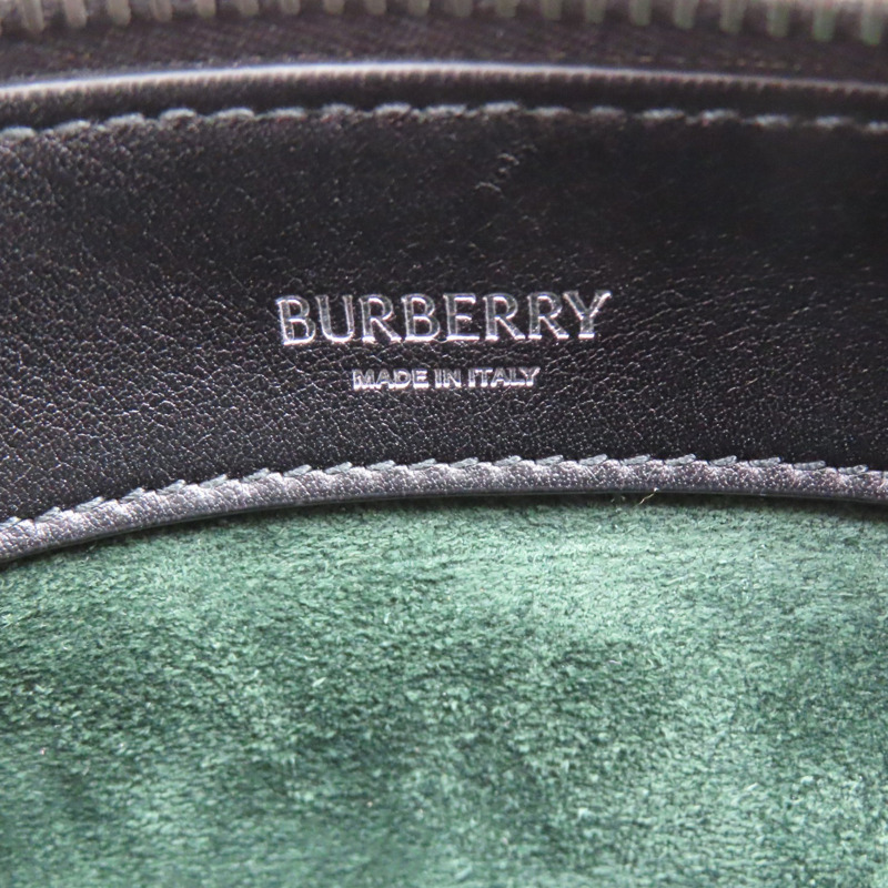 黑色 牛皮 肩背包【BURBERRY 巴寶莉】 8023961-5