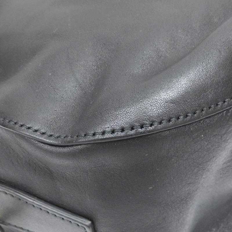 黑色 牛皮 肩背包【BURBERRY 巴寶莉】 8023961-8