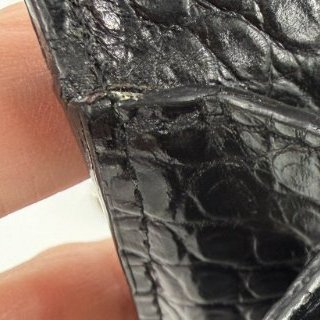 Saint Laurent - 黑色銀釦鱷魚壓紋SUNSET日落包╻中號-31