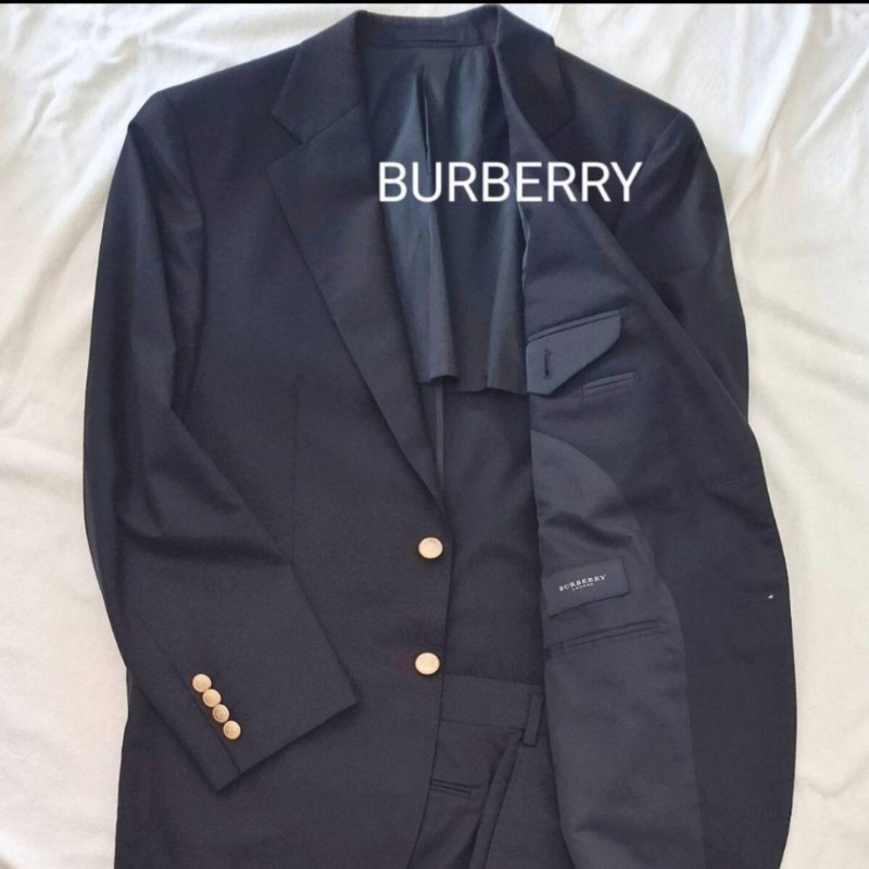 原價12萬／全新／Burberry London 頂級款成套西裝-0