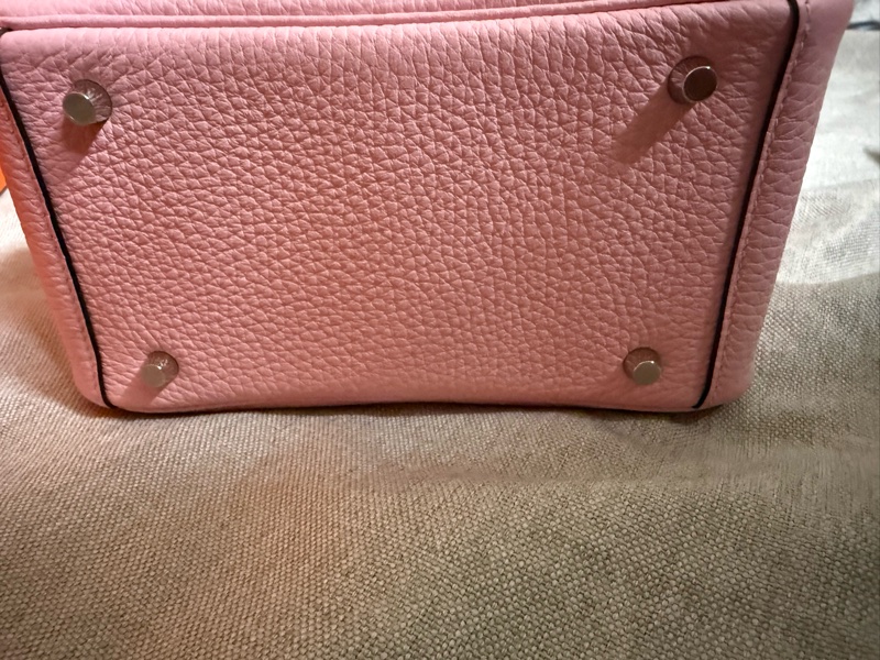 愛馬仕Hermes mini lindy櫻花粉-5