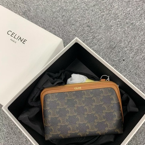 促銷品 Celine凱旋門老花迷你鏈條包