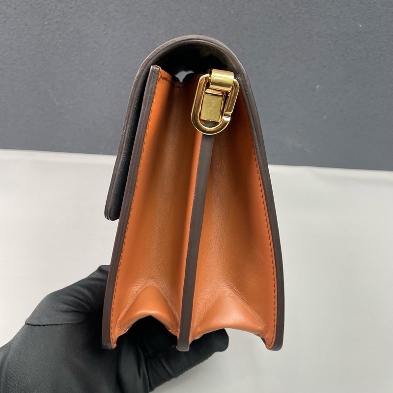 LV路易威登 老花拼色Dauphine達芙妮中號單肩斜挎包 芯片款，尺寸24*17*10cm-2