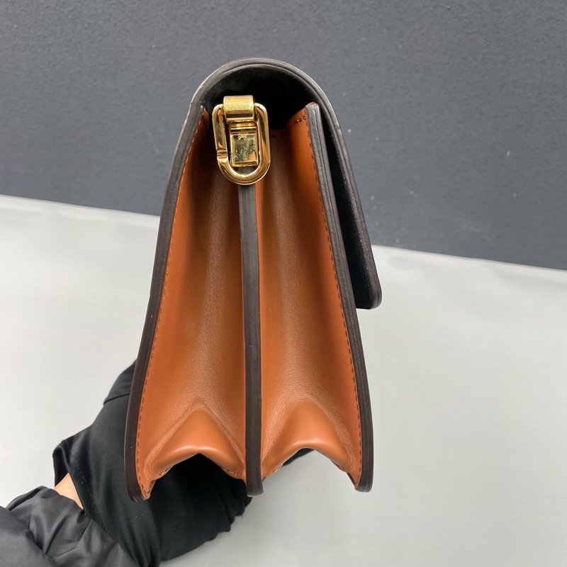 LV路易威登 老花拼色Dauphine達芙妮中號單肩斜挎包 芯片款，尺寸24*17*10cm-3