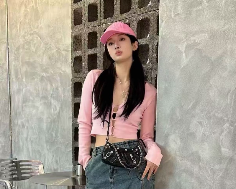 Balenciaga  Le Cagole  鱷魚壓紋 Mini 帶鑽機車包     雙肩帶-3