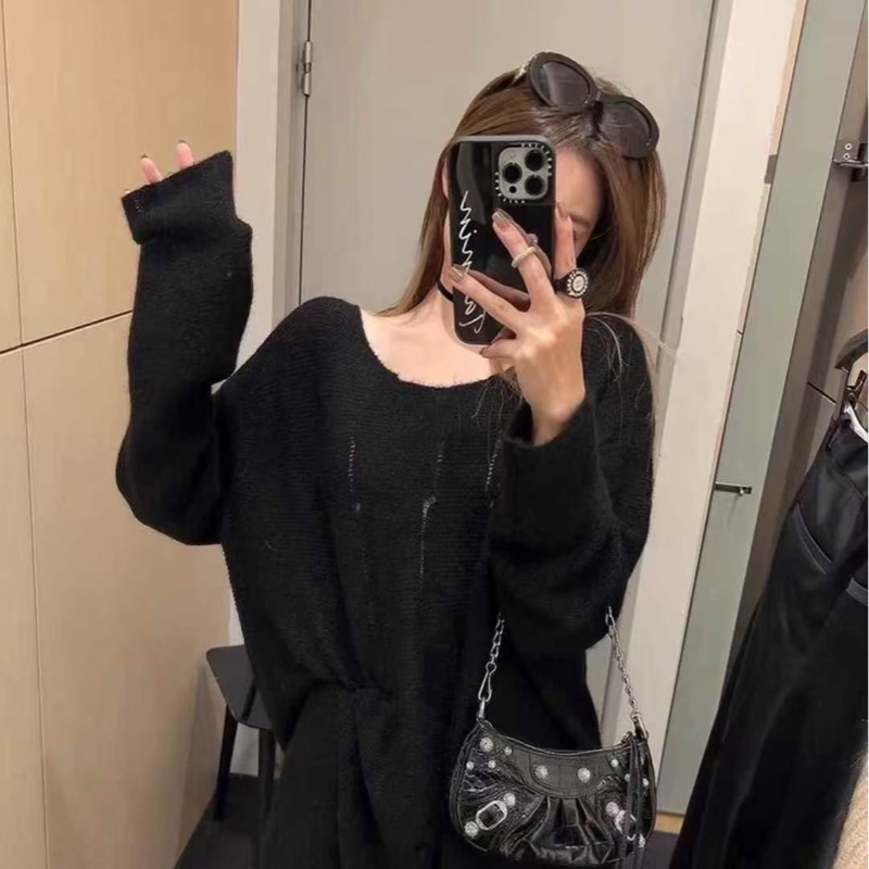 Balenciaga  Le Cagole  鱷魚壓紋 Mini 帶鑽機車包     雙肩帶-4