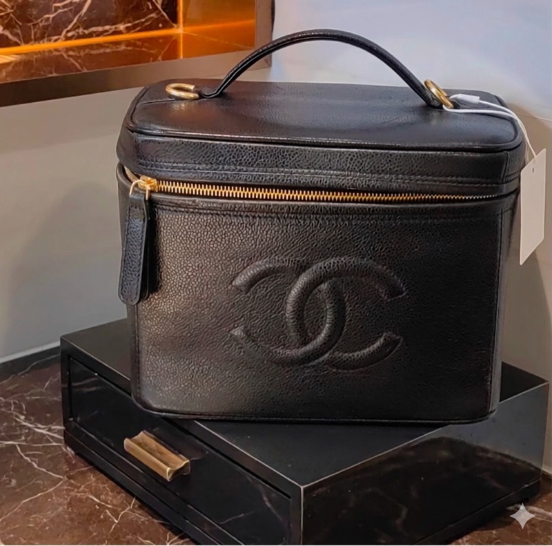 Chanel Vintage Vanity case 化妝箱-4