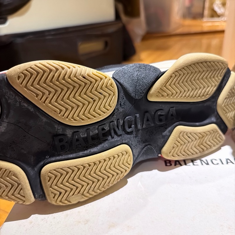 Balenciaga Triple S 黑色老爹鞋｜38｜經典配色經典厚底｜男女可穿｜正品｜潮流球鞋-5