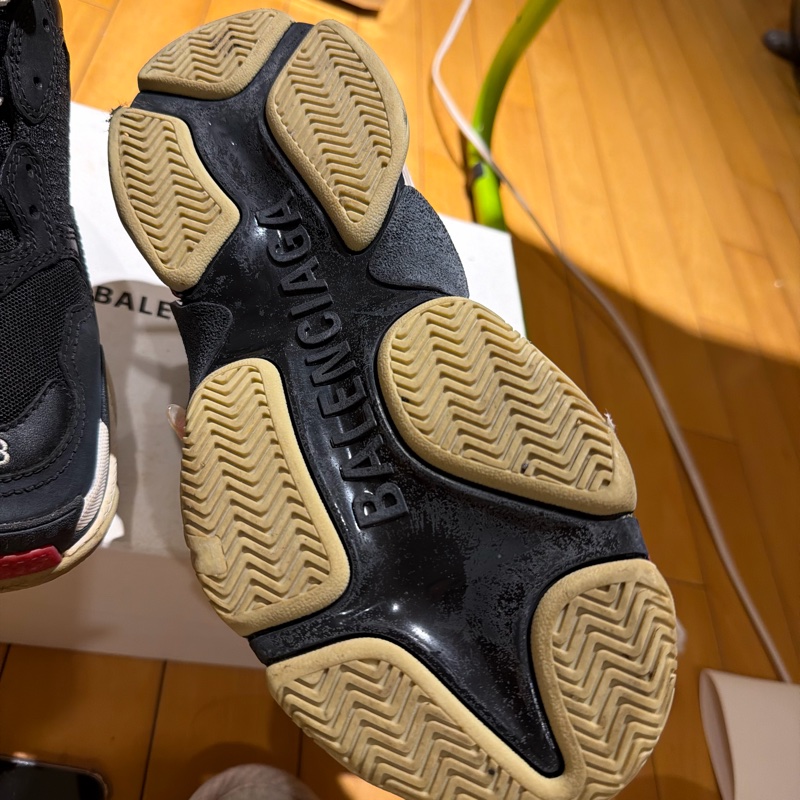 Balenciaga Triple S 黑色老爹鞋｜38｜經典配色經典厚底｜男女可穿｜正品｜潮流球鞋-13