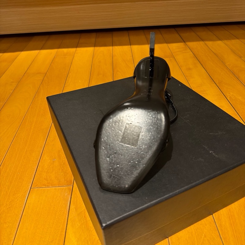 Saint Laurent Opyum YSL 高跟鞋｜黑色漆皮｜YSL Logo鞋跟｜38｜經典設計-3