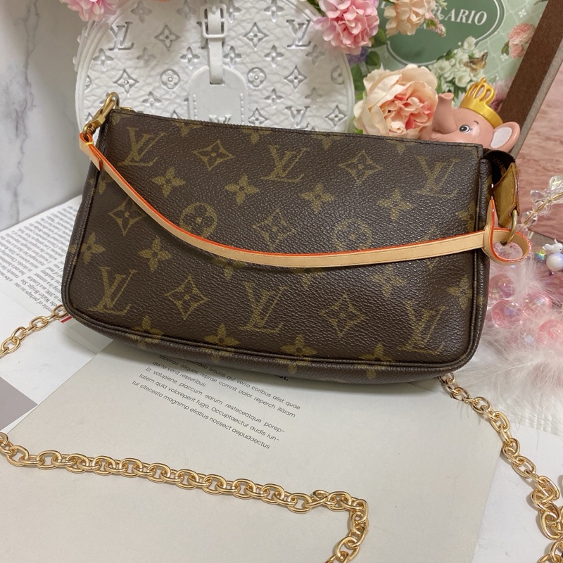 LV 經典老花大號麻將包🏅-5