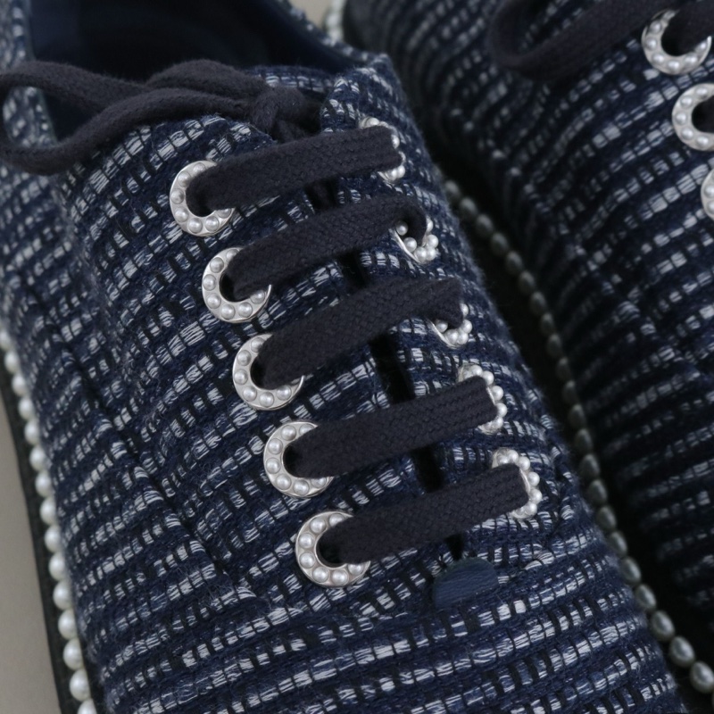 Chanel/香奈兒經典珍珠休閒鞋，38碼 98新-6