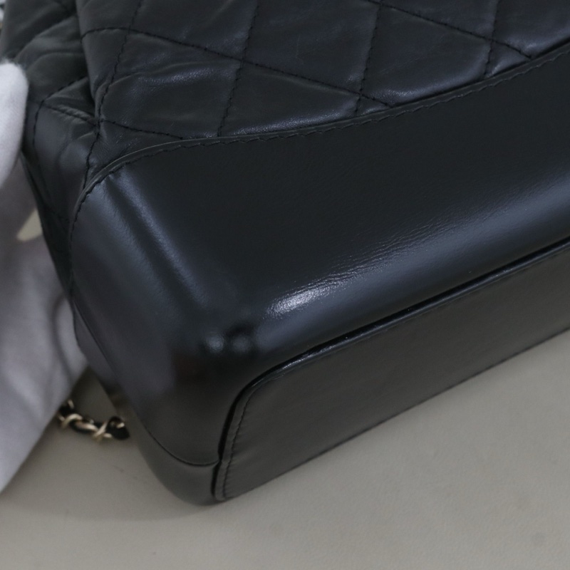 98新，香奈兒流浪雙肩包，序號25，尺寸22*22*10，配件防塵袋身份卡-3