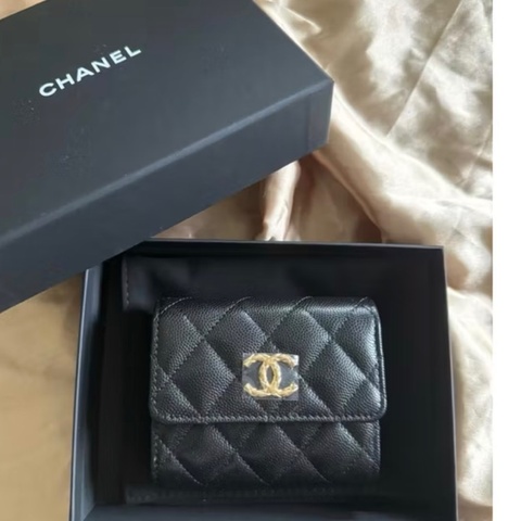 Chanel  最新款26C 三折 內零錢袋款