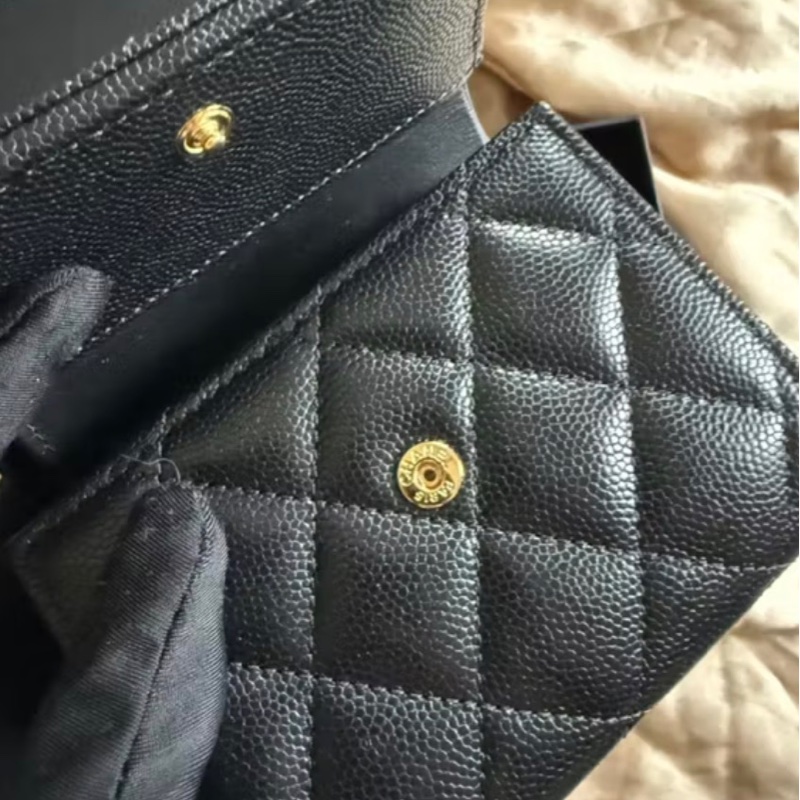 Chanel  最新款26C 三折 內零錢袋款-1