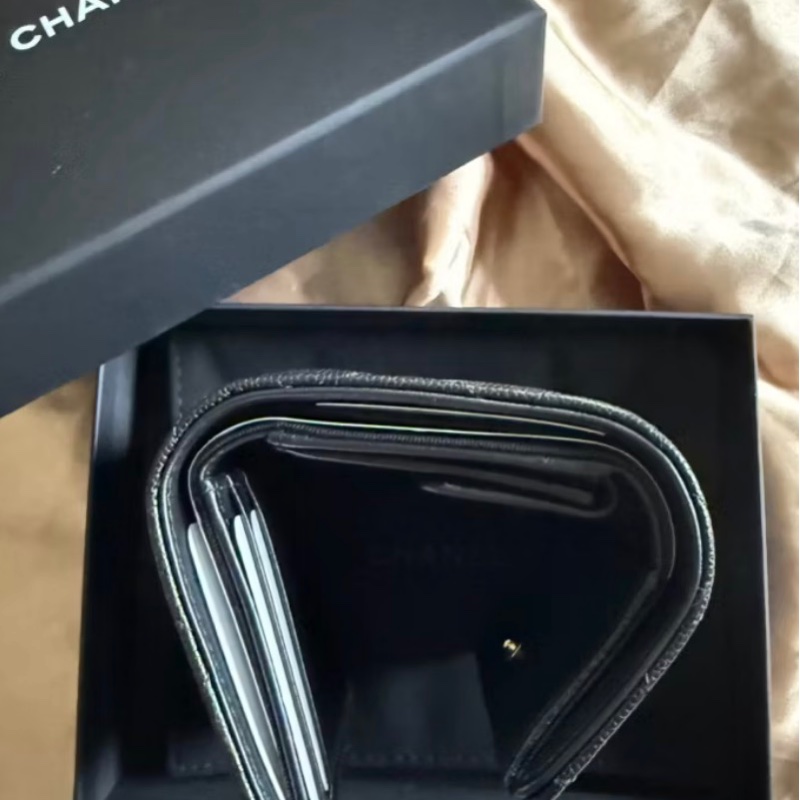 Chanel  最新款26C 三折 內零錢袋款-3