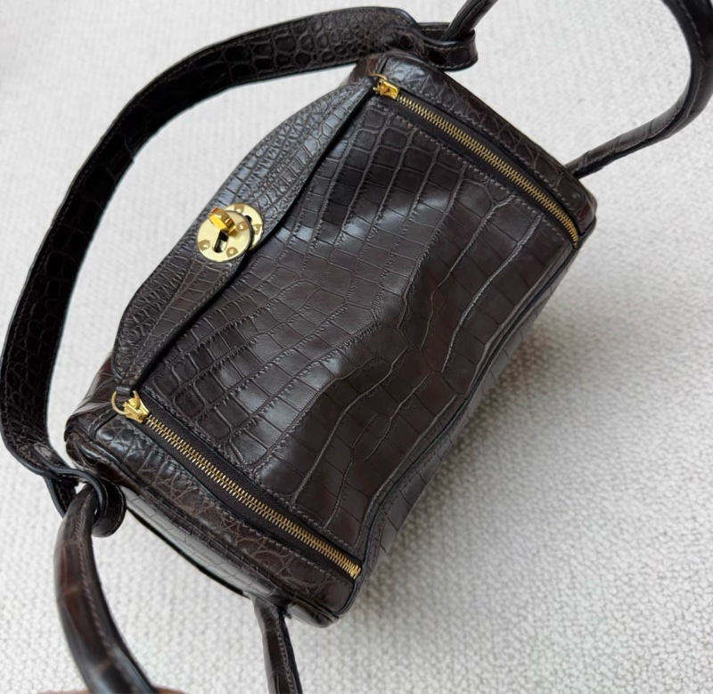 愛馬仕/Hermes lindy26 烏木色 金扣 框M刻-2