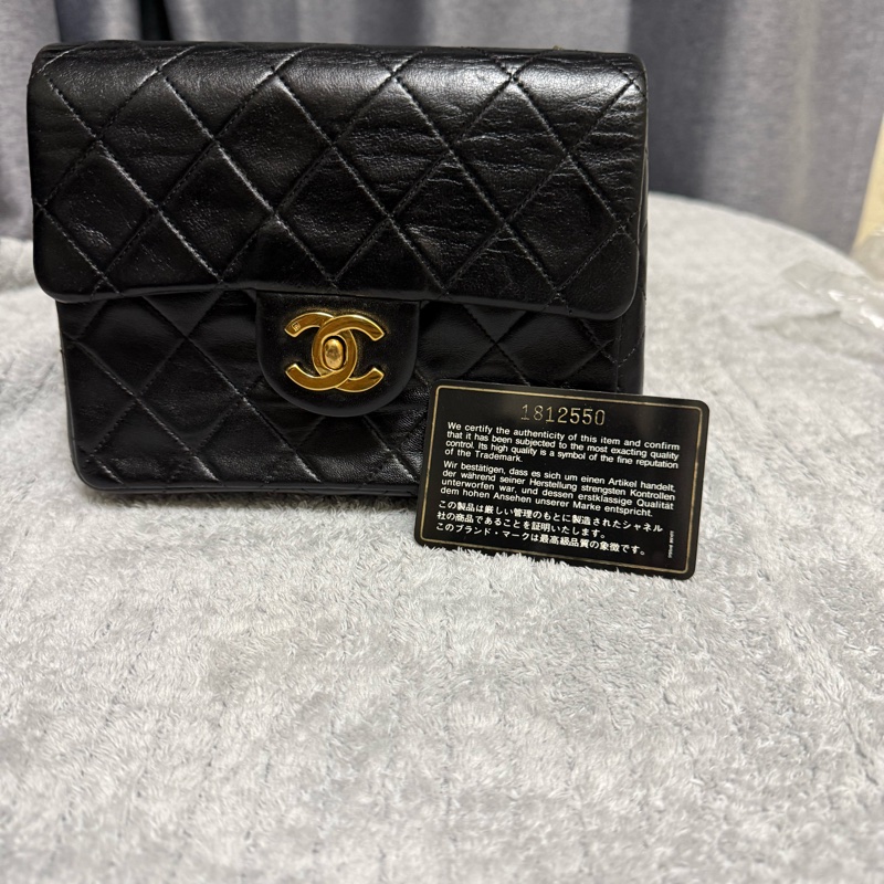 香奈兒經典口蓋包方胖子 中古 經典重現-0