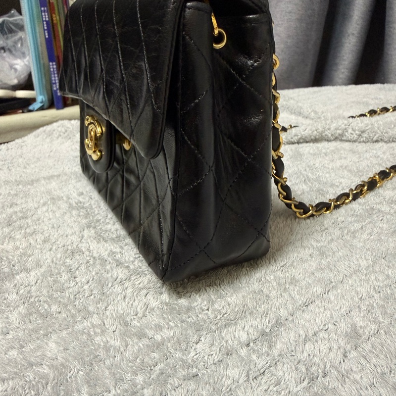 香奈兒經典口蓋包方胖子 中古 經典重現-2