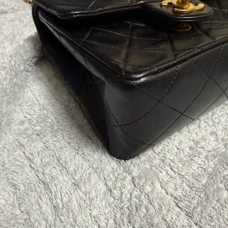 香奈兒經典口蓋包方胖子 中古 經典重現-5