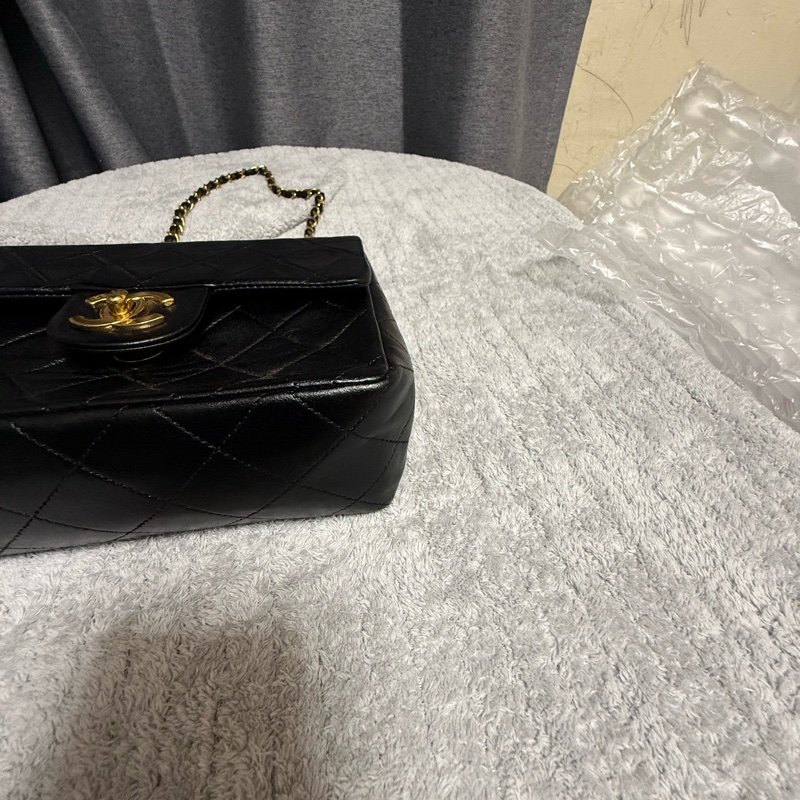 香奈兒經典口蓋包方胖子 中古 經典重現-6