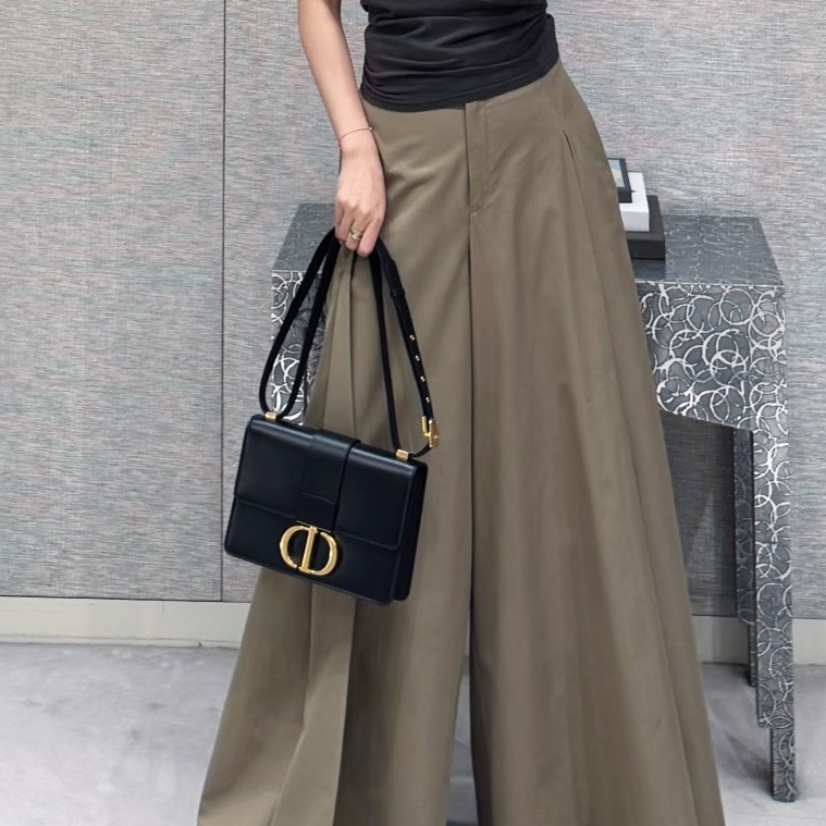 百搭神包💯99新🆕Dior迪奧黑色全皮金扣蒙田30單肩手提包-5