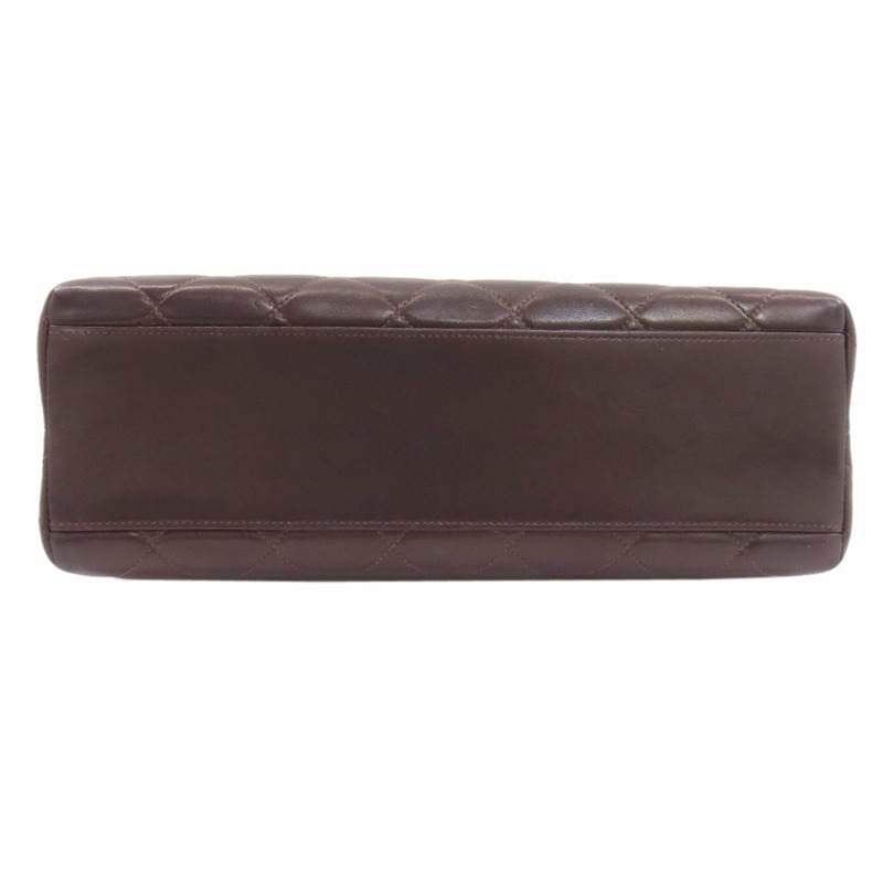 香奈兒 (CHANEL) 絎縫鏈條手提單肩包，金色五金配件，羊皮材質，女士款-3