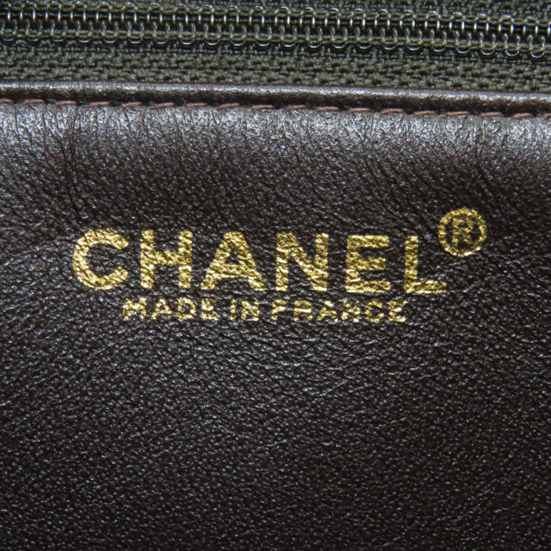 香奈兒 (CHANEL) 絎縫鏈條手提單肩包，金色五金配件，羊皮材質，女士款-5