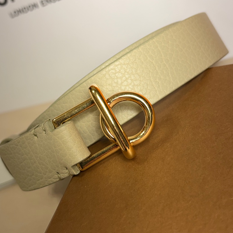 ‼️全台最甜 🎁全新盒裝 2024新款 Burberry 巴寶莉 大b窄皮帶（原價16500）-7