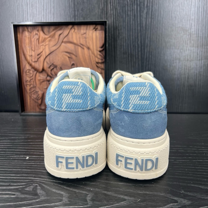 99新 芬迪 fendi match 淺藍色胖丁 厚底鞋 碼數 37.5-2