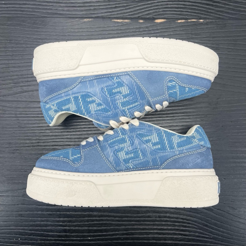 99新 芬迪 fendi match 淺藍色胖丁 厚底鞋 碼數 37.5-4